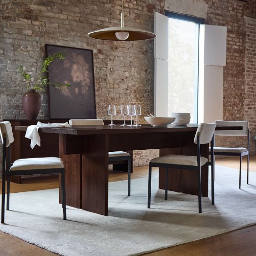 Owens Solid Wood Dining Table (72"-114") by West Elm