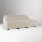 Open Box: Catalina Outdoor Raincover Protective Cover, Armless Double with Table - Brown