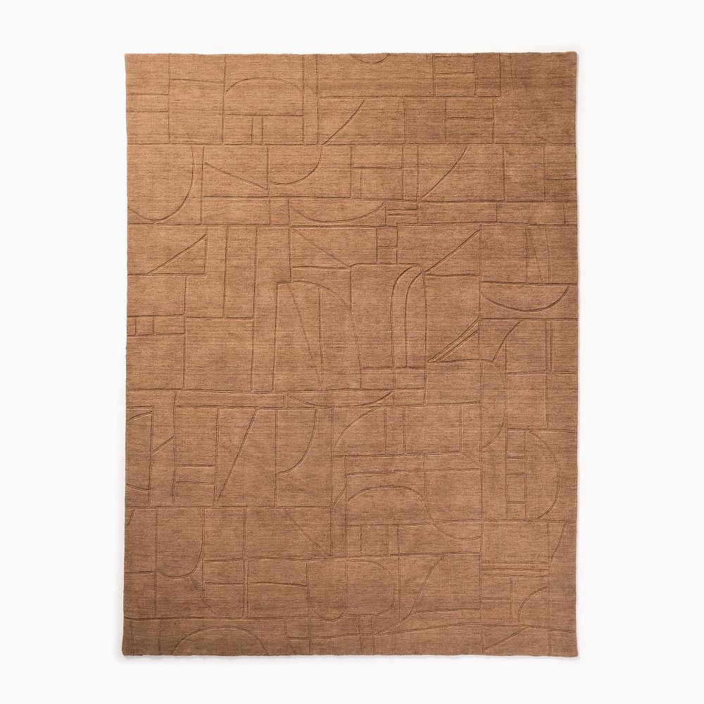 Viewpoint Rug Viewpoint Carved Wool Rug, Handwoven | West Elm