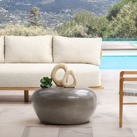 Baskara Outdoor Coffee Table (30") by West Elm