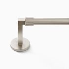 Open Box: Theon Mixed Shapes Adjustable Curtain Rod (28"-48") - Brushed Nickel