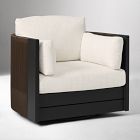 Porto Aluminum Outdoor Swivel Lounge Chair