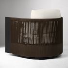 Porto Aluminum Outdoor Swivel Lounge Chair