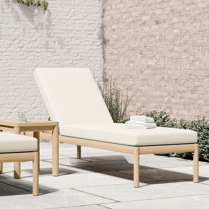 Mara Vista Outdoor Chaise Lounge | West Elm
