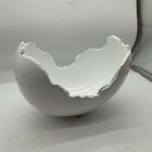 Open Box: Burled Glossy White Bowl