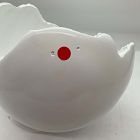 Open Box: Burled Glossy White Bowl