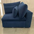 Open Box: Harmony Modular Corner - Performance Velvet Ink Blue