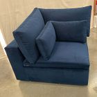 Open Box: Harmony Modular Corner - Performance Velvet Ink Blue