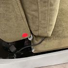 Open Box: Harmony Modular Motion Armless Single - Performance Distressed Velvet Juniper