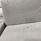 Open Box: Harmony Modular Reclining Motion Armless Single - Performance Distressed Velvet Frost Gray