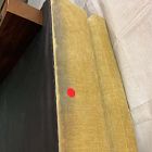 Open Box: Harmony Ottoman (47") - Performance Distressed Velvet Dijon Dark Walnut