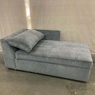 Open Box: Harris Right-Arm Storage Chaise - Performance Distressed Velvet Pewter