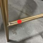 Open Box: Jack Metal Frame Counter Stool (26") - Sierra Leather Navy, Champagne Bronze