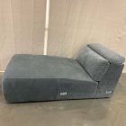 Open Box: Leo Motion Armless Chaise - Performance Distressed Velvet Graphite