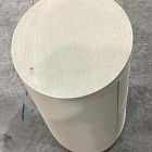 Open Box: Sarafina Oval Nightstand (26") - Ivory, Antique Brass