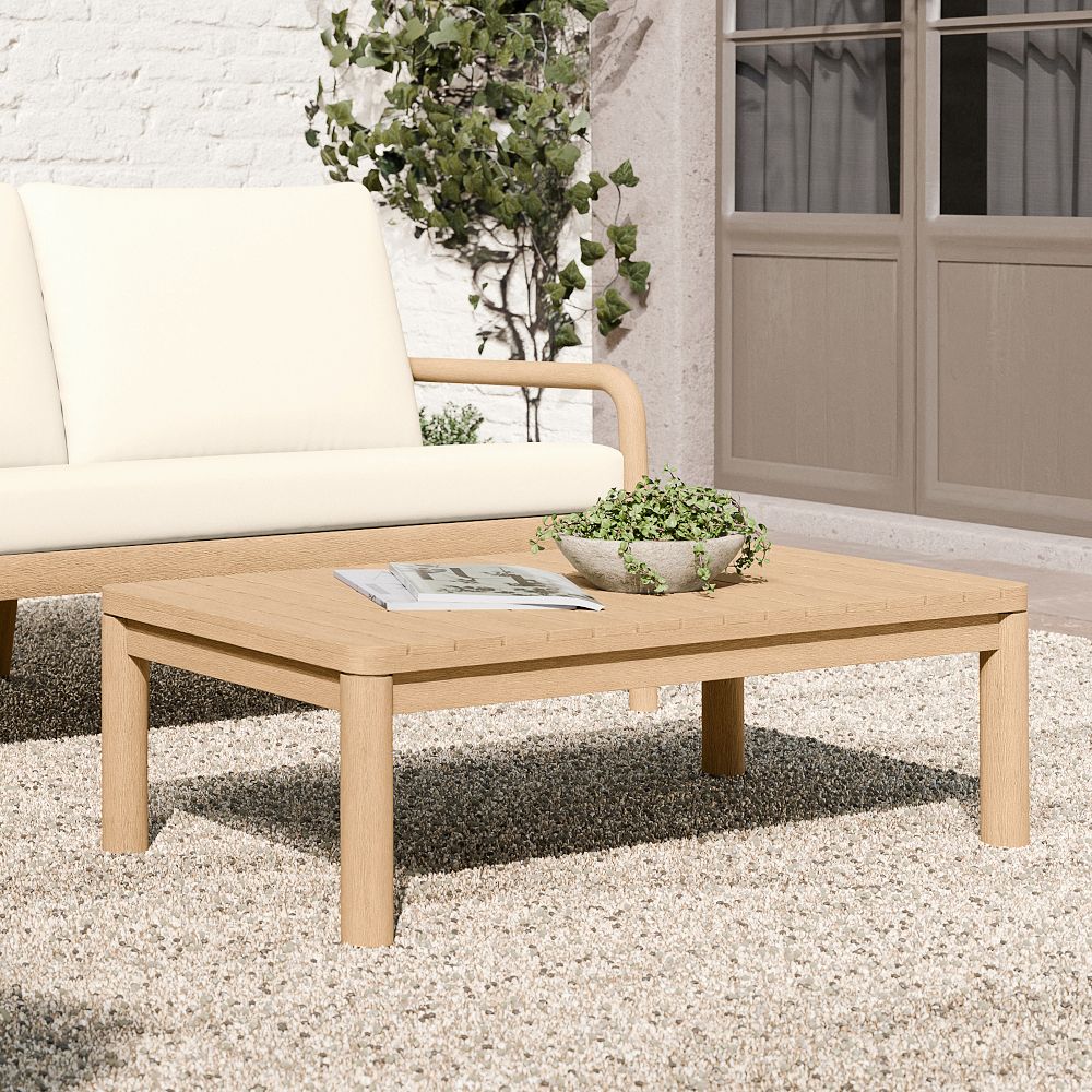 Mara Vista Outdoor Coffee Table (44") by West Elm