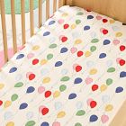 Pink Chicken Balloons Crib Fitted Sheet