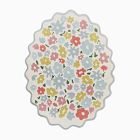 Pink Chicken Ditsy Floral Wool Rug
