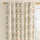 Pink Chicken Poppy Floral Blackout Curtain
