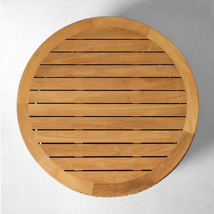 Cassis Outdoor Teak Storage Coffee Table (32
