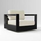 Telluride Outdoor Aluminum Swivel Lounge Chair Cushion Cover,
 Crosshatch Weave, Alabaster