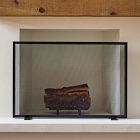 Thin Metal Fireplace Screen