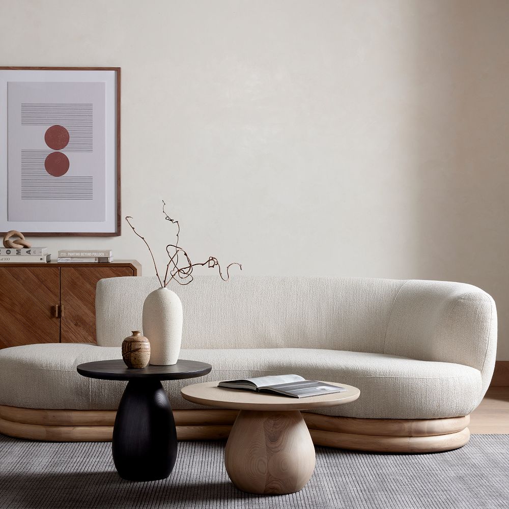 Orb Base Tall Side Table (21.75" - 27.5") by West Elm
