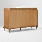 Sprig 6-Drawer Wide Dresser with Removable Topper (58")