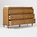 Sprig 6-Drawer Wide Dresser with Removable Topper (58")