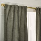 Worn Velvet Light-Filtering Curtain