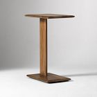 Open Box: Anton Solid Wood C-Side Table (18") - Burnt Wax