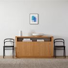 Open Box: Blue Abstraction Framed Wall Art by Minted for West Elm (16"x20"), Full Bleed Print - Black Wood