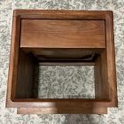 Open Box: Calla Solid Wood Nightstand (22") - Cool Walnut
