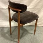 Open Box: Edison Dining Chair - Performance Modern Chenille Espresso, Cool Walnut