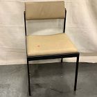 Open Box: Freeman Leather Pivot Dining Chair - Ludlow Leather Cumin, Textured Antique Bronze