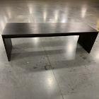 Open Box: Marlon Dining Height Communal Table (96") - Ebony On Ash