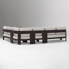 Caldera Aluminum Outdoor 4-Piece L-Shaped Sectional (129")