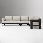 Caldera Aluminum Outdoor 4-Piece L-Shaped Sectional (129")
