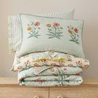 Pink Chicken Floral &amp; Stripes Bedding Collection