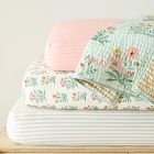 Pink Chicken Floral &amp; Stripes Baby Bedding Collection