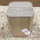Open Box: Essex Cerused Marble Nightstand (18") - Cove
