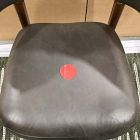 Open Box: Hyde Counter Stool (26") - Saddle Leather Slate, Cool Walnut