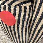 Open Box: Pierce &amp; Ward Curved Slipper Chair - Stripe, Nutmeg