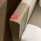 Open Box: Porto Outdoor Swivel Dining Chair - Reef &amp; Alabaster Cushions