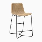 Open Box: Slope Indoor/Outdoor Counter Stool (25.25") - Natural, Antique Bronze