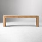 Ellington Outdoor Terrawood Dining Bench (62")