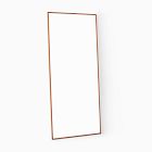 Open Box: Thin Wood Floor Mirror (30" x 72") - Acorn