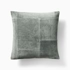 Open Box: Patchwork Chenille Pillow Cover (20" Sq) - Aegean