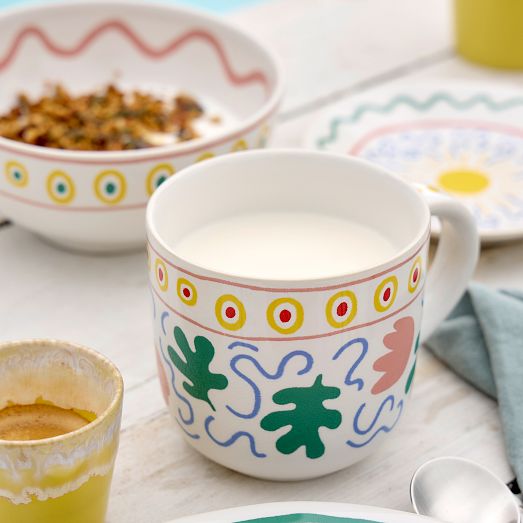 Summer Bliss Tulip Mugs (Set of 4) by West Elm