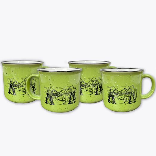 Counter Couture Mountain Ceramic Campfire Mug by West Elm